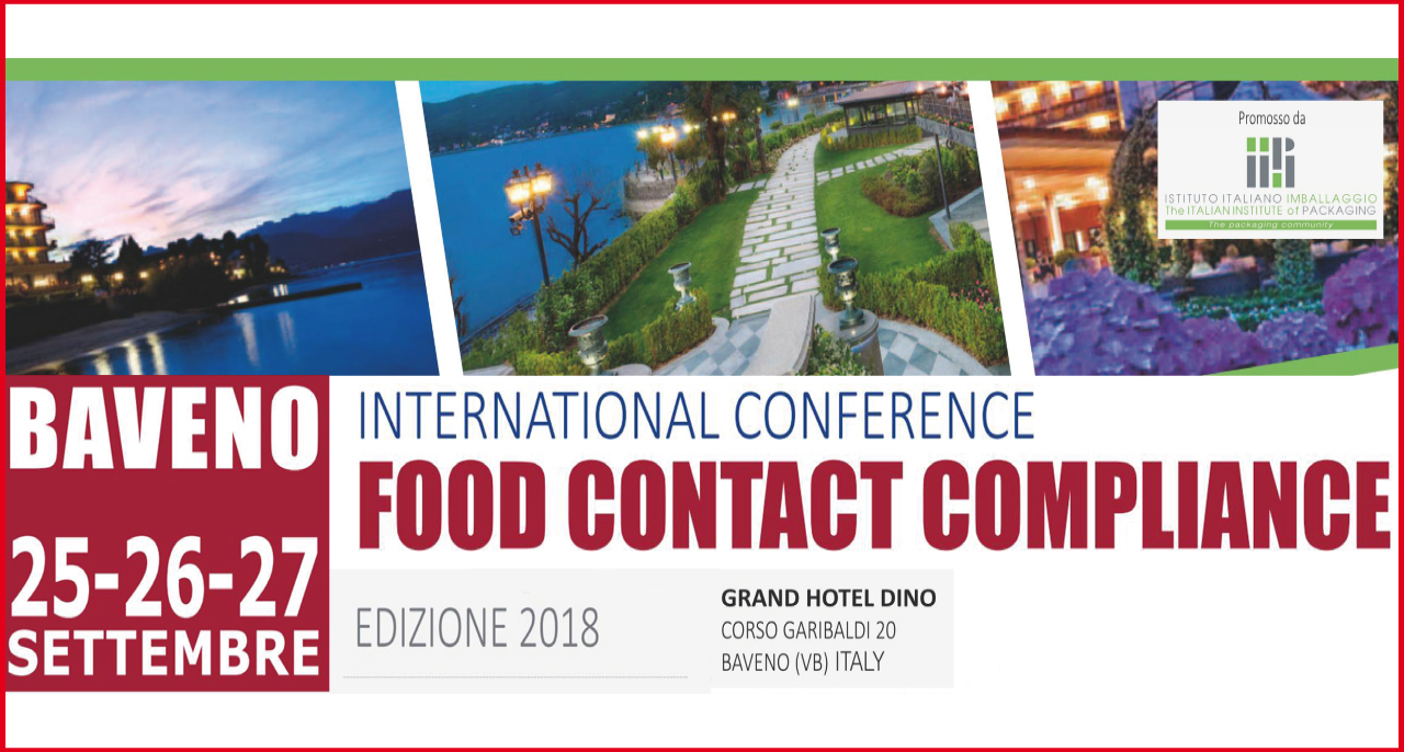 25-26-27 September – International Conference FOOD CONTACT COMPLIANCE