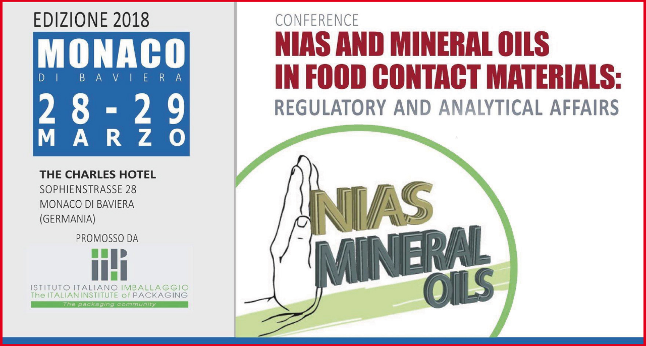 March 28/29 – Conference NIAS AND MINERAL OILS IN FOOD CONTACT MATERIALS: REGULATORY AND ANALYTICAL AFFAIRS