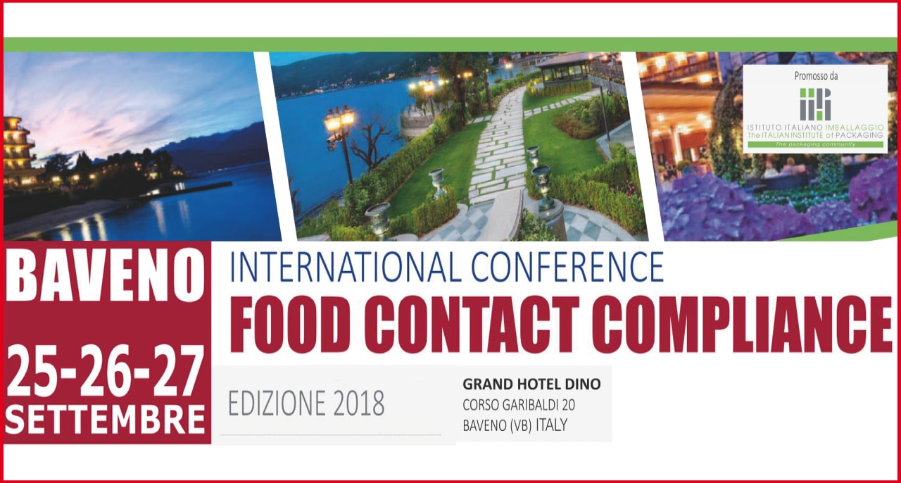 25-26-27 settembre – International Conference FOOD CONTACT COMPLIANCE