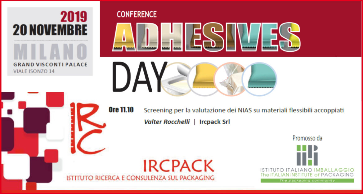 20 novembre 2019 – Conference ADHESIVES DAY